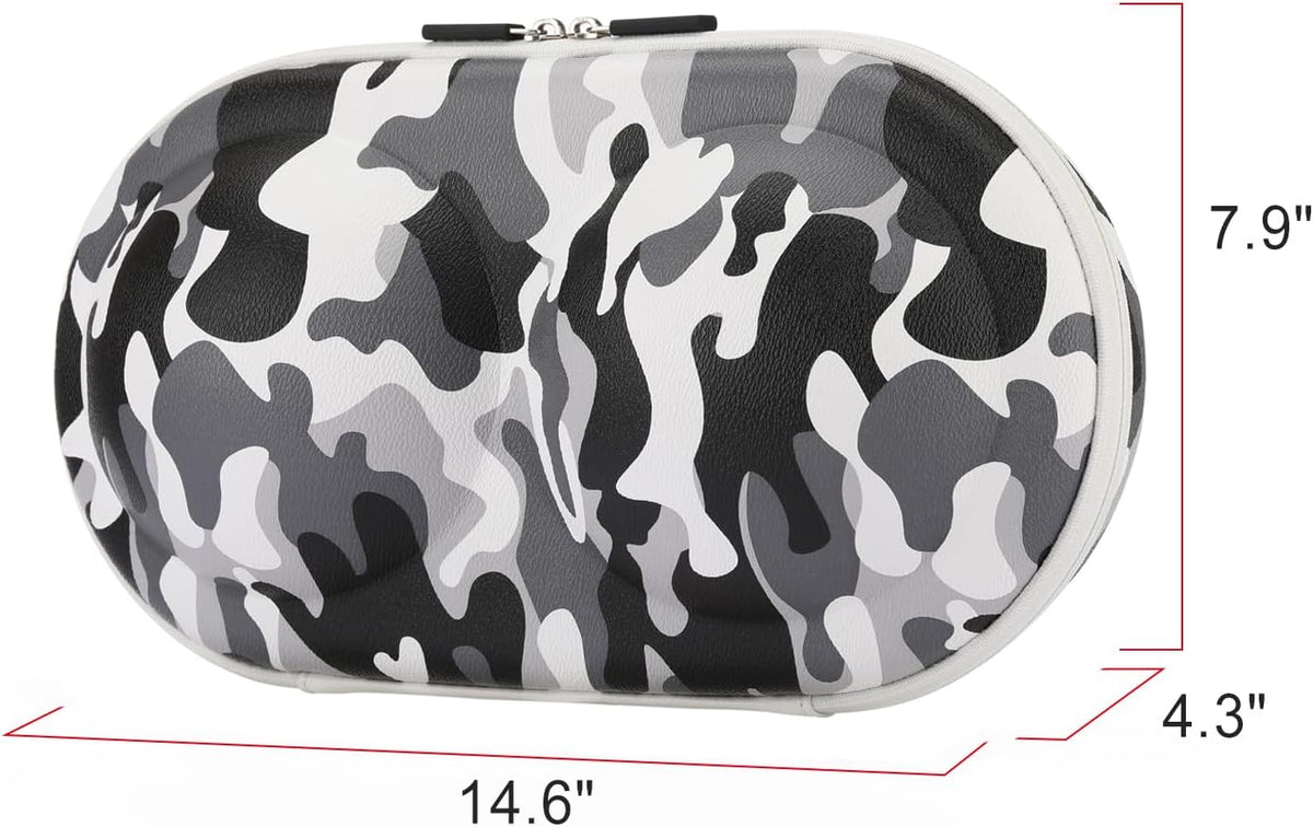 Premium Bra Case Lingerie Travel Bag Zip Underwear Organizer Bag for A-DD Cup (Swallow Gird)