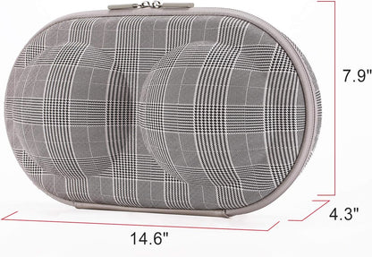 Premium Bra Case Lingerie Travel Bag Zip Underwear Organizer Bag for A-DD Cup (Swallow Gird)