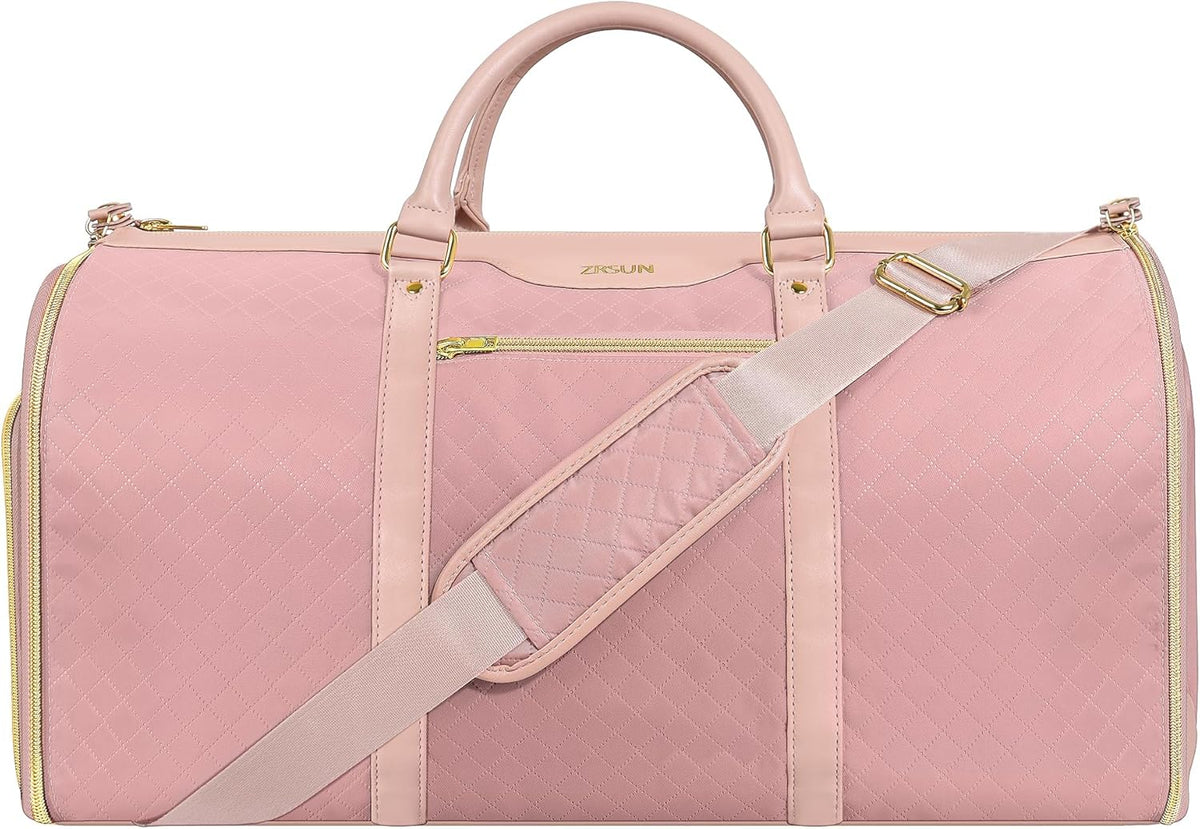 Convertible Garment Bag with Shoulder Strap, Carry on Garment Duffel Bag for Men Women,Waterproof & Wrinkle-Free Suit Carrier for Business Trips & Weekend Getaways, Foldable & Lightweight