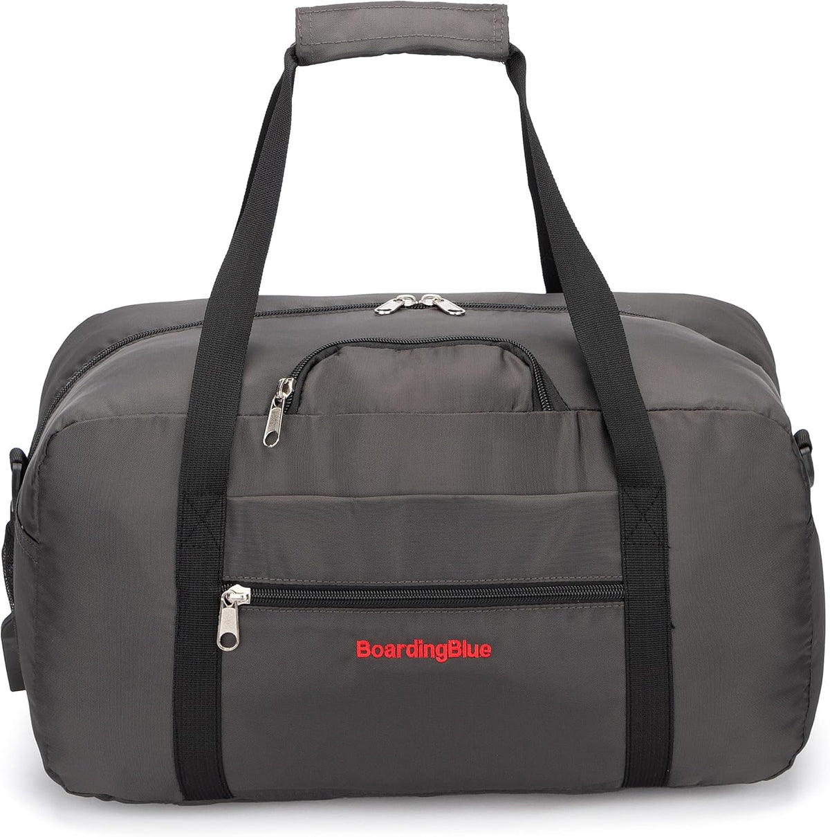 17x10x9 United Airline Personal Item Under Seat Duffel Bag With Free Pillow And USB Port (Royal Blue)