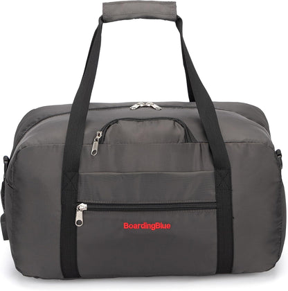 17x10x9 United Airline Personal Item Under Seat Duffel Bag With Free Pillow And USB Port (Royal Blue)