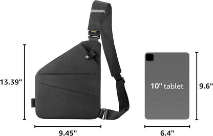 ® Anti Theft Crossbody Bag, Shoulder Bag Anti-theft Design for Travel, Sport, Work