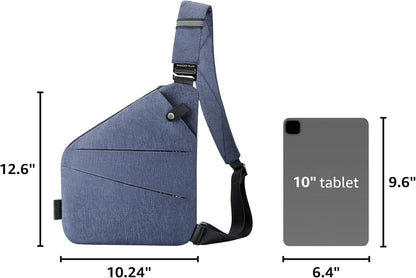 ® Anti Theft Crossbody Bag, Shoulder Bag Anti-theft Design for Travel, Sport, Work