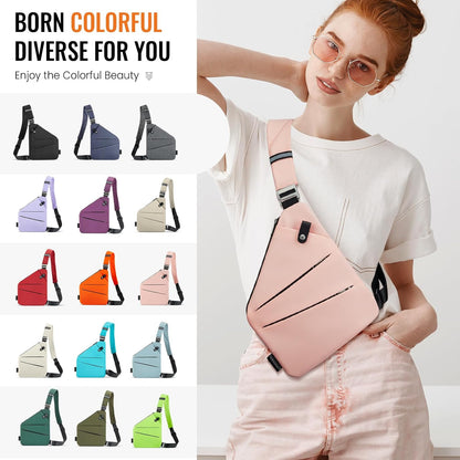 ® Anti Theft Crossbody Bag, Shoulder Bag Anti-theft Design for Travel, Sport, Work