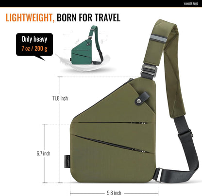 ® Anti Theft Crossbody Bag, Shoulder Bag Anti-theft Design for Travel, Sport, Work