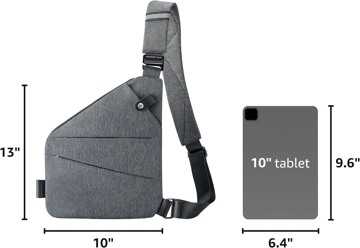 ® Anti Theft Crossbody Bag, Shoulder Bag Anti-theft Design for Travel, Sport, Work