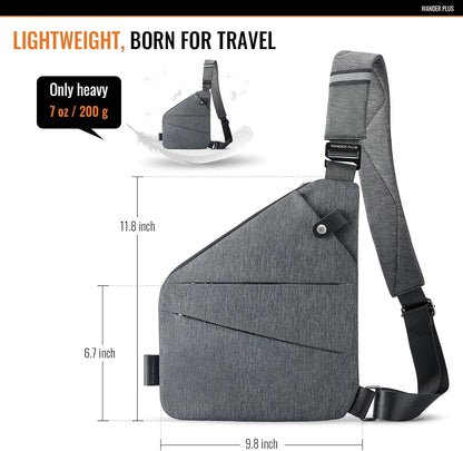 ® Anti Theft Crossbody Bag, Shoulder Bag Anti-theft Design for Travel, Sport, Work