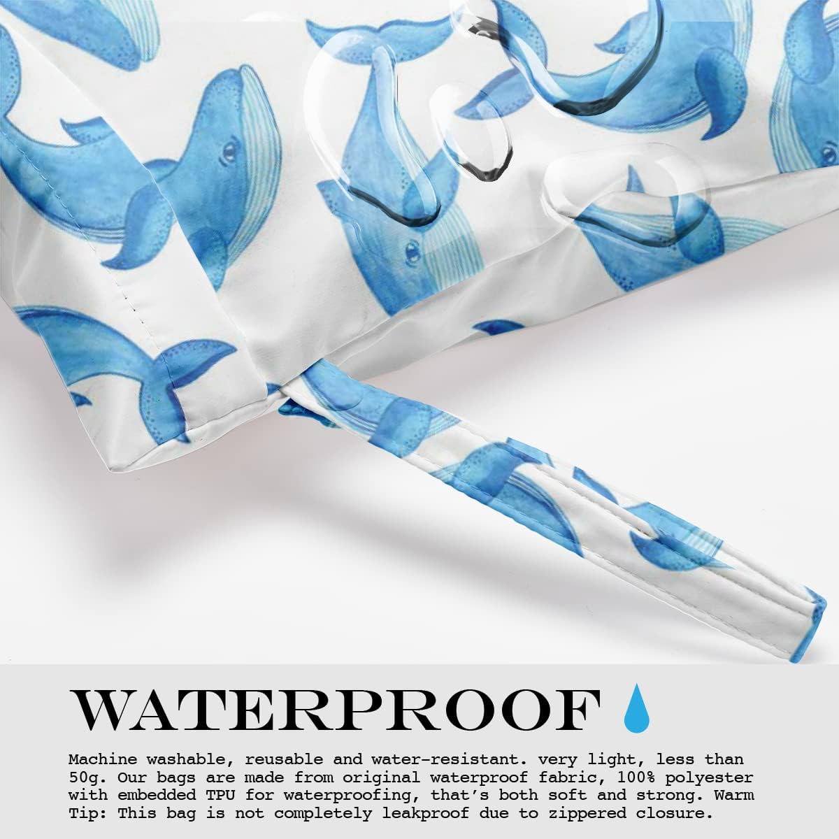 Wet Bag Wet Dry Bag for Swimsuit Travel Beach Pool Stroller Diapers Dirty Yoga Gym Clothes Waterproof Reusable