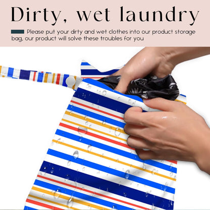 Wet Bag Wet Dry Bag for Swimsuit Travel Beach Pool Stroller Diapers Dirty Yoga Gym Clothes Waterproof Reusable