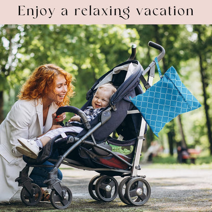 Wet Bag Wet Dry Bag for Swimsuit Travel Beach Pool Stroller Diapers Dirty Yoga Gym Clothes Waterproof Reusable