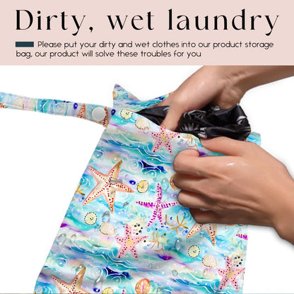 Wet Bag Wet Dry Bag for Swimsuit Travel Beach Pool Stroller Diapers Dirty Yoga Gym Clothes Waterproof Reusable