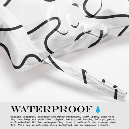 Wet Bag Wet Dry Bag for Swimsuit Travel Beach Pool Stroller Diapers Dirty Yoga Gym Clothes Waterproof Reusable