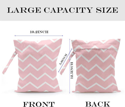 Wet Bag Wet Dry Bag for Swimsuit Travel Beach Pool Stroller Diapers Dirty Yoga Gym Clothes Waterproof Reusable