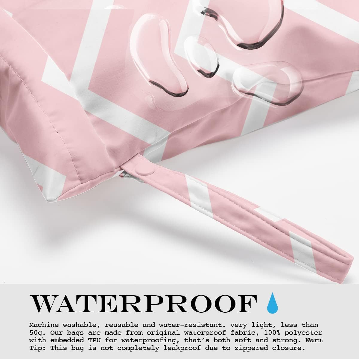 Wet Bag Wet Dry Bag for Swimsuit Travel Beach Pool Stroller Diapers Dirty Yoga Gym Clothes Waterproof Reusable
