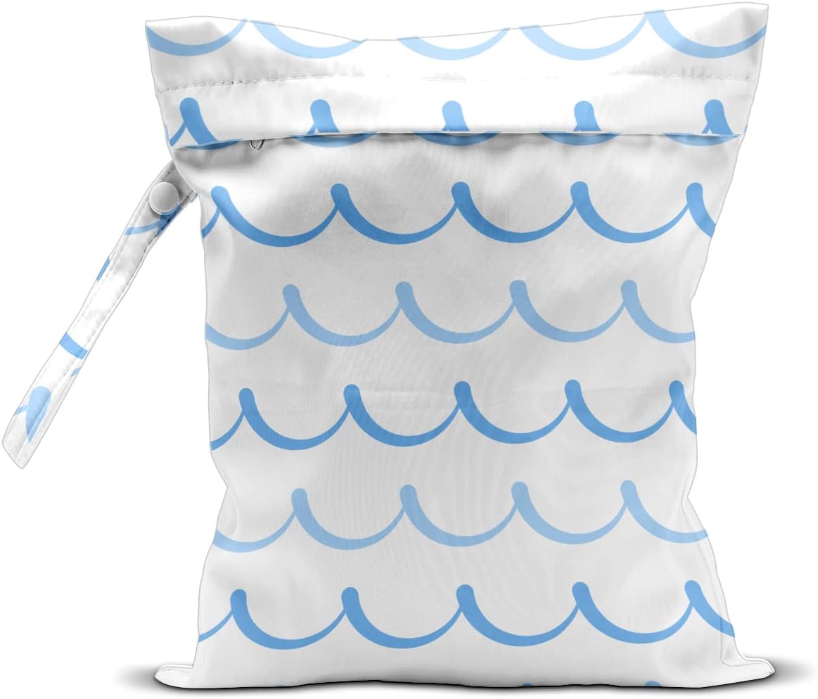 Wet Bag Wet Dry Bag for Swimsuit Travel Beach Pool Stroller Diapers Dirty Yoga Gym Clothes Waterproof Reusable