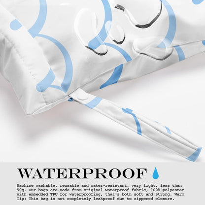 Wet Bag Wet Dry Bag for Swimsuit Travel Beach Pool Stroller Diapers Dirty Yoga Gym Clothes Waterproof Reusable
