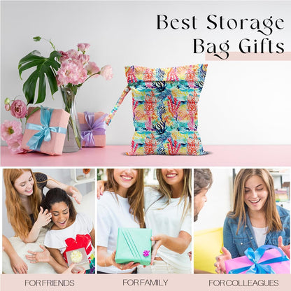 Wet Bag Wet Dry Bag for Swimsuit Travel Beach Pool Stroller Diapers Dirty Yoga Gym Clothes Waterproof Reusable