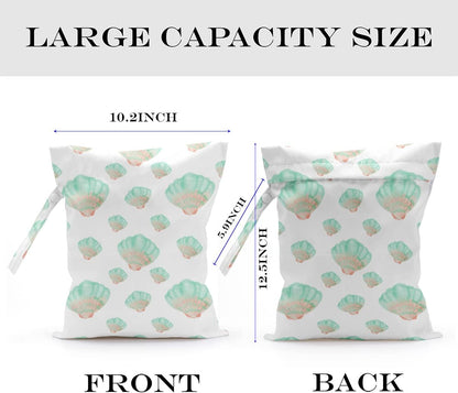 Wet Bag Wet Dry Bag for Swimsuit Travel Beach Pool Stroller Diapers Dirty Yoga Gym Clothes Waterproof Reusable