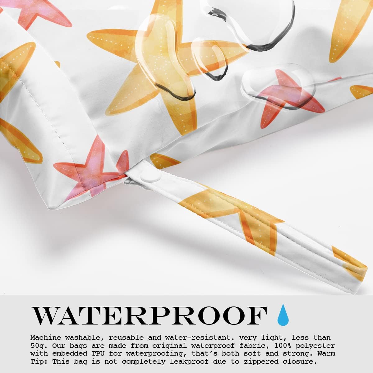 Wet Bag Wet Dry Bag for Swimsuit Travel Beach Pool Stroller Diapers Dirty Yoga Gym Clothes Waterproof Reusable