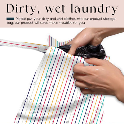 Wet Bag Wet Dry Bag for Swimsuit Travel Beach Pool Stroller Diapers Dirty Yoga Gym Clothes Waterproof Reusable