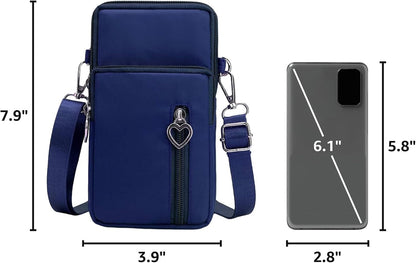VINAIDA Small Crossbody Wallet Phone Bag Women Mini Crossbody Purse Cell Phone Shoulder Bag Mini Wallet Over Shoulder Strap
