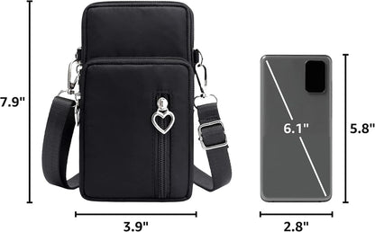 VINAIDA Small Crossbody Wallet Phone Bag Women Mini Crossbody Purse Cell Phone Shoulder Bag Mini Wallet Over Shoulder Strap