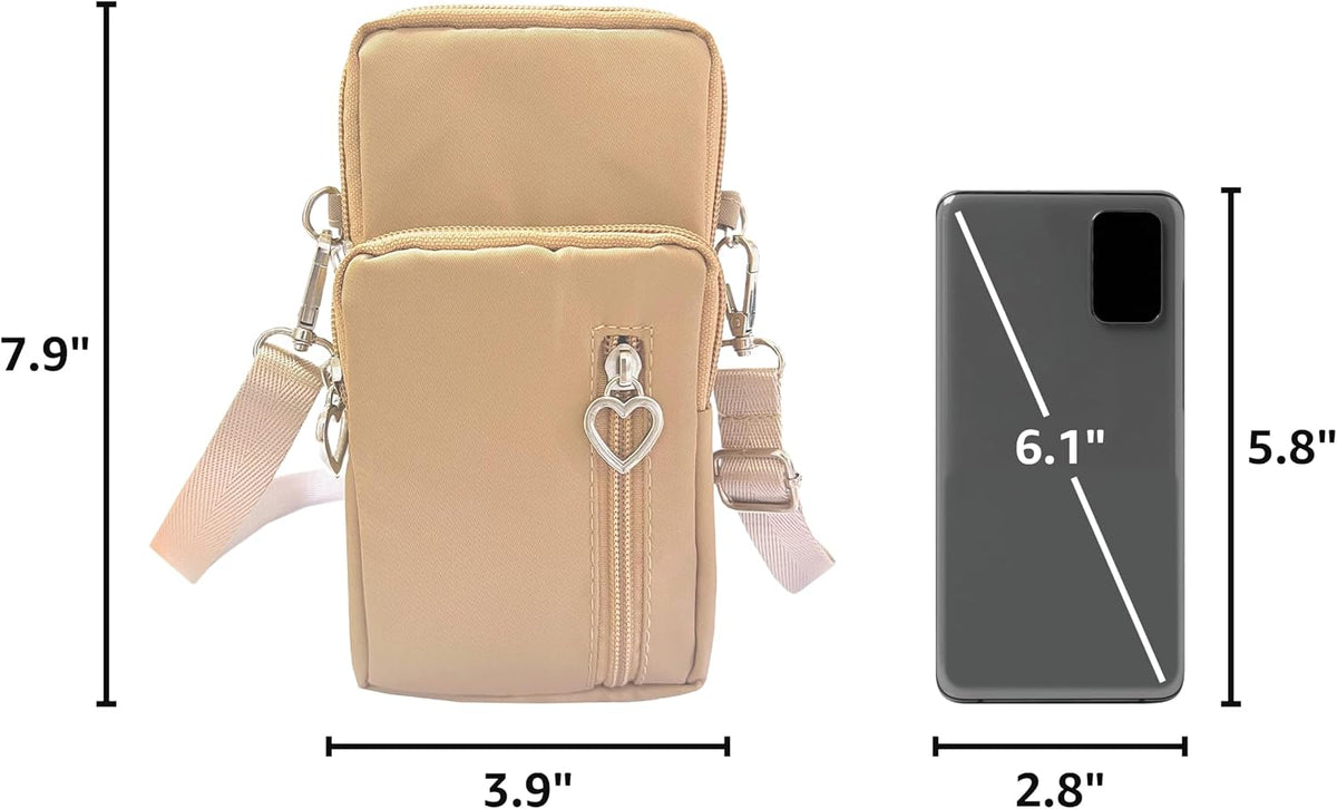 VINAIDA Small Crossbody Wallet Phone Bag Women Mini Crossbody Purse Cell Phone Shoulder Bag Mini Wallet Over Shoulder Strap