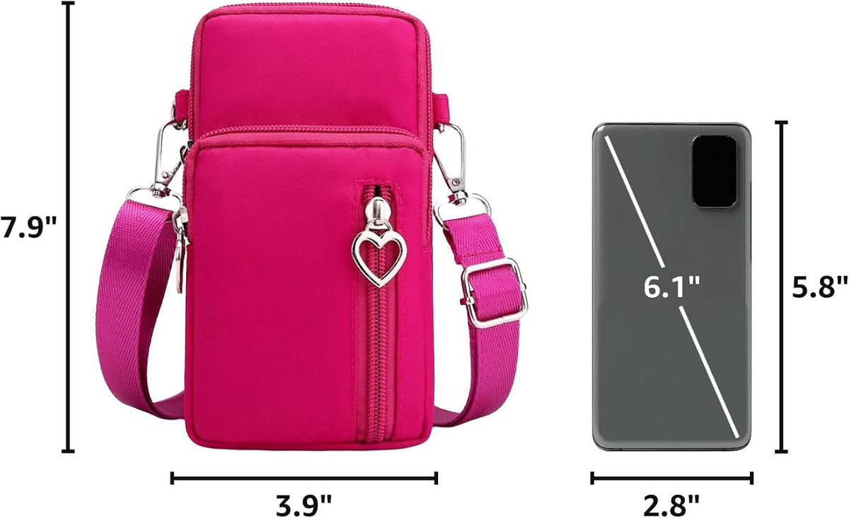 VINAIDA Small Crossbody Wallet Phone Bag Women Mini Crossbody Purse Cell Phone Shoulder Bag Mini Wallet Over Shoulder Strap