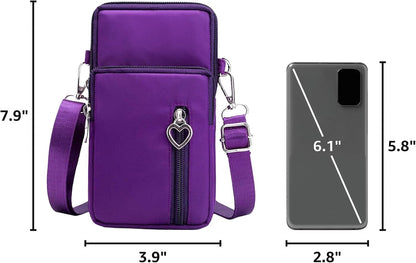 VINAIDA Small Crossbody Wallet Phone Bag Women Mini Crossbody Purse Cell Phone Shoulder Bag Mini Wallet Over Shoulder Strap
