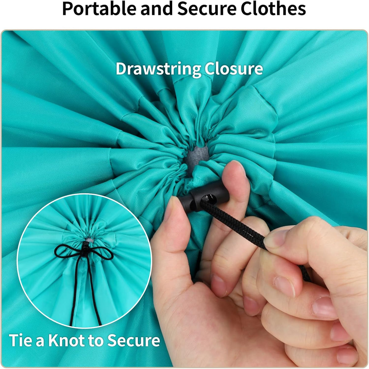 Travel Laundry Bags - Dirty Clothes Travel Bag for Cruise, 24x36 in | Holds 4 Loads of Laundry, Drawstring Closure, Machine Washable, Fit Hamper Basket for College Dorm Ship Cabin Camp Essentials