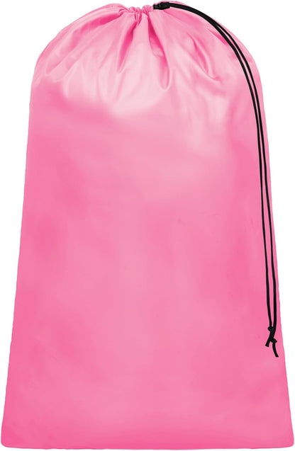 Travel Laundry Bags - Dirty Clothes Travel Bag for Cruise, 24x36 in | Holds 4 Loads of Laundry, Drawstring Closure, Machine Washable, Fit Hamper Basket for College Dorm Ship Cabin Camp Essentials