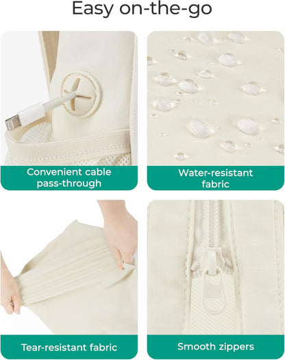 Small Crossbody Sling Bag for Men Women, Small Sling Backpack Shoulder Bag, Anti-Theft Chest Daypack