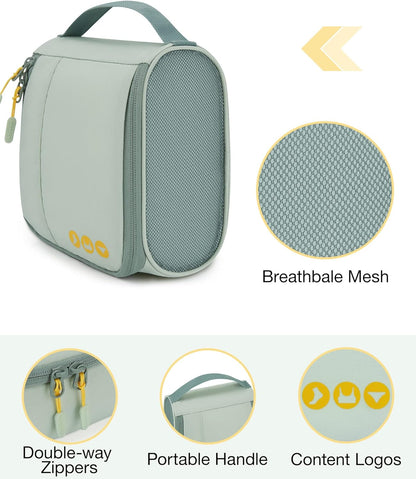 Keep Shape Packing Cubes for Travel, 6 Set Travel Cubes for Packing, Lightweight Suitcase Organizer Bags Set for Travel Essentials
