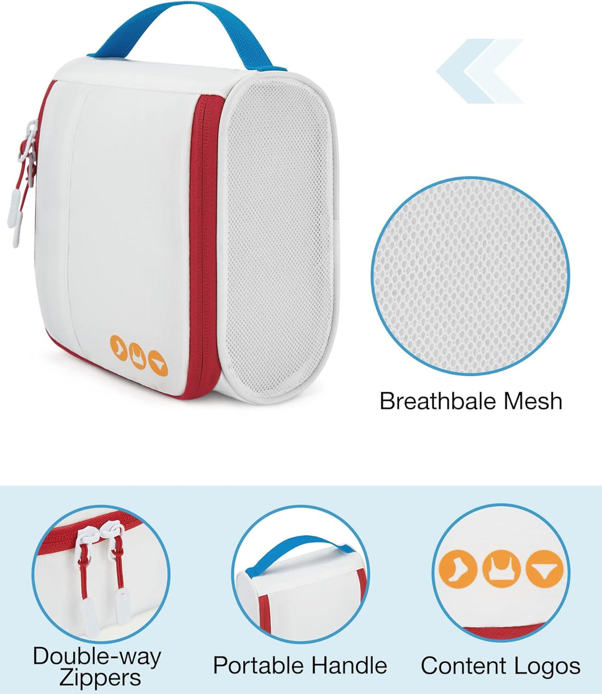 Keep Shape Packing Cubes for Travel, 6 Set Travel Cubes for Packing, Lightweight Suitcase Organizer Bags Set for Travel Essentials