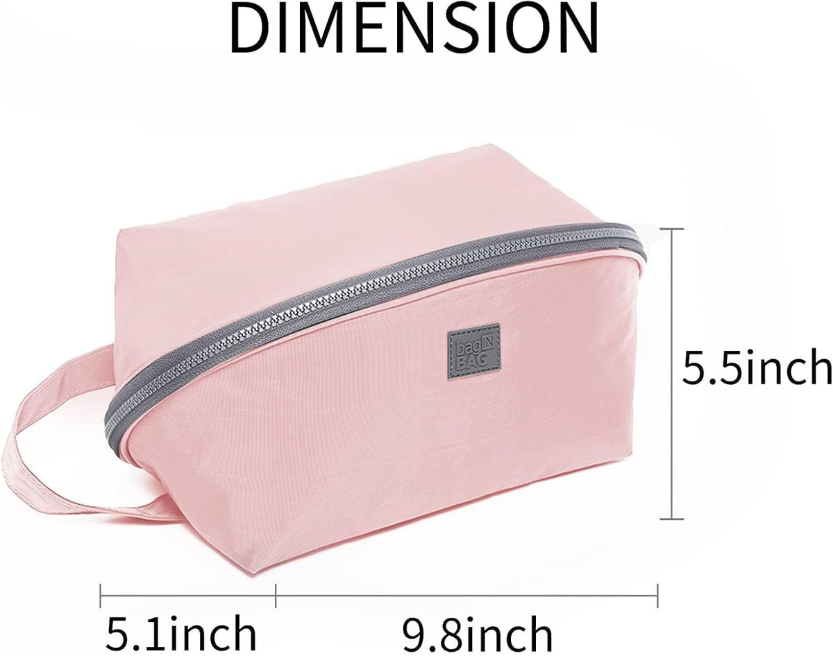 iN. Large Packing Organizer Bra Underwear Storage Bag Travel Lingerie Pouch Organizer Portable Grey