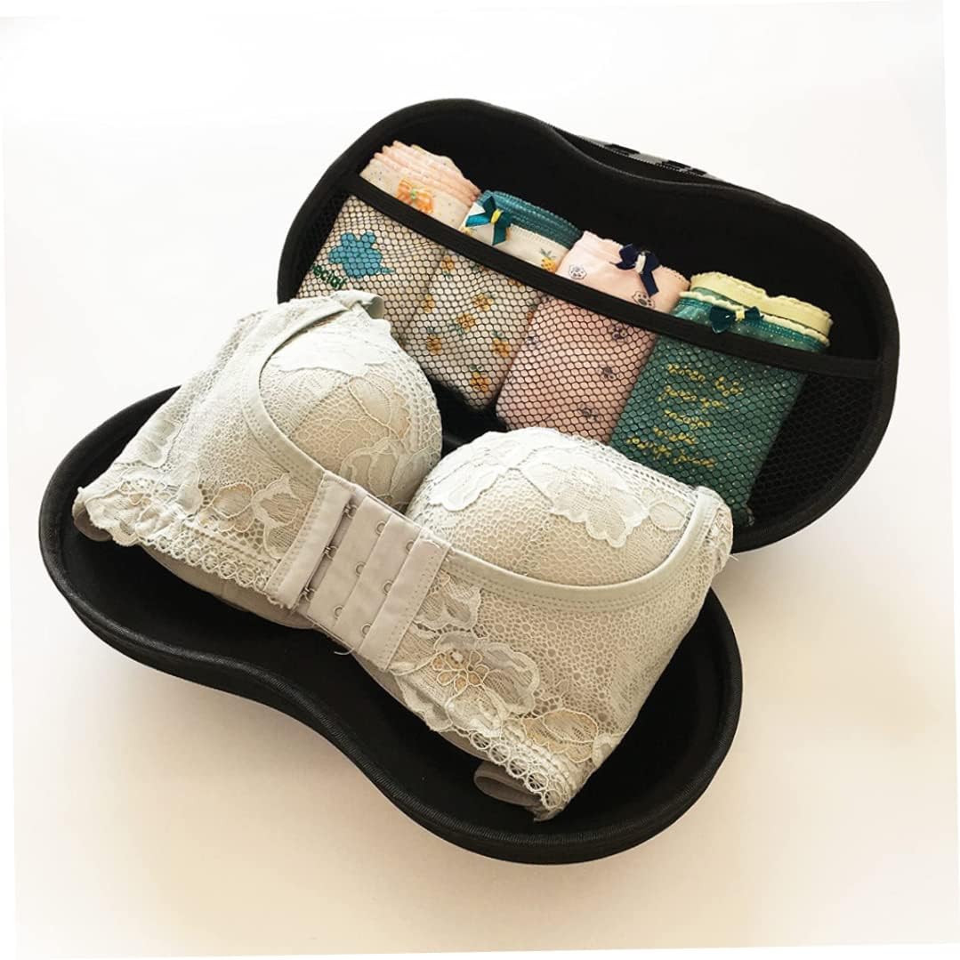 Portable Bra Bag with Net Bra Case Organizer for Travel (Pattern 5) | Bag