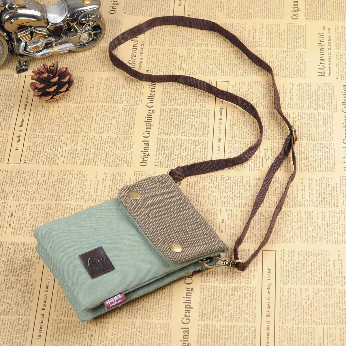 Small Crossbody Purse for Women Cell Phone Shoulder Handbag Wristlet Wallet | Crossbody Bag with Shoulder Strap Wrist Strap, Shoulder Bag for Traveling Shopping Commute, Canvas Passport Cell Phone Pouch
