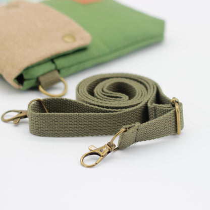 Small Crossbody Purse for Women Cell Phone Shoulder Handbag Wristlet Wallet | Crossbody Bag with Shoulder Strap Wrist Strap, Shoulder Bag for Traveling Shopping Commute, Canvas Passport Cell Phone Pouch