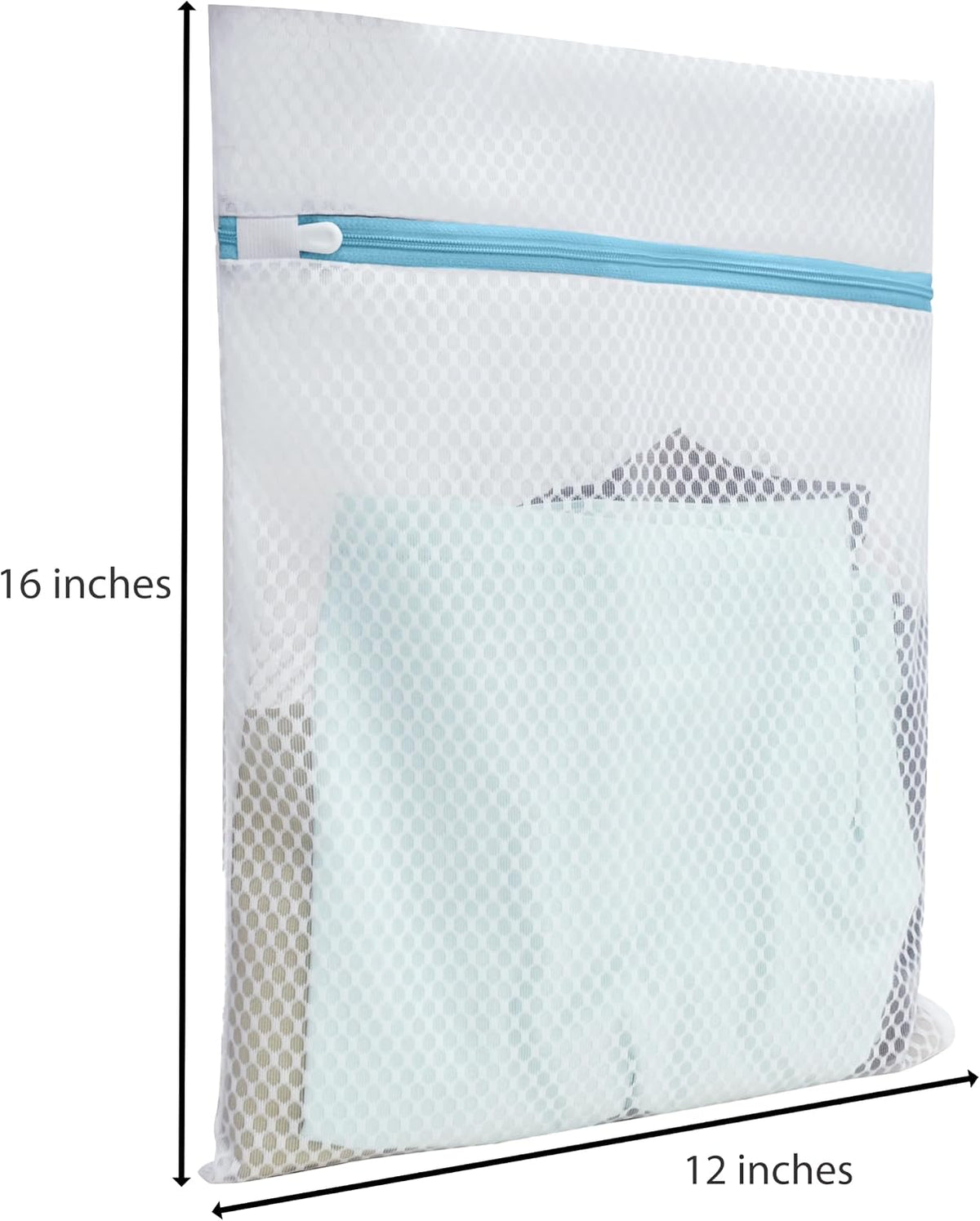 Mesh Laundry Bags for Delicates – 3 Pack (12”×16”) with Color-Coded Zippers, Protects Clothes from Damage, Breathable Honeycomb Mesh, Washer & Dryer Safe bags - Ideal for Bras, Lingerie & Socks