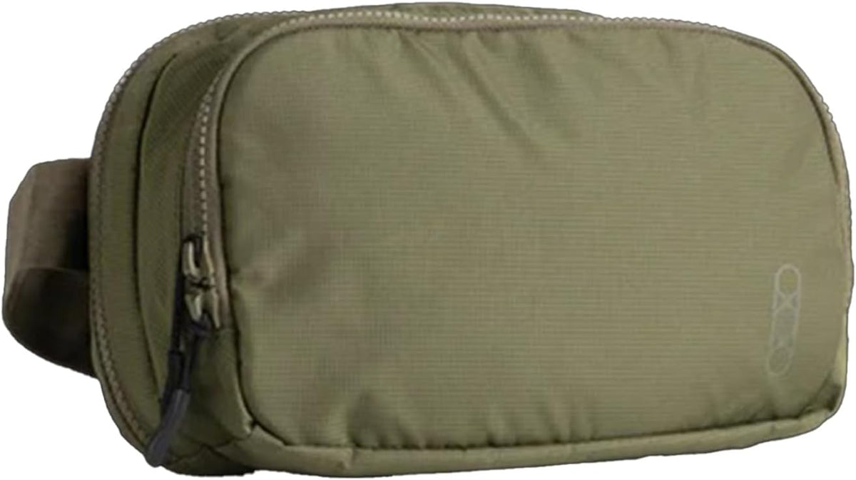 Fade Flex - Concealed Carry Waist Bag - Tactical Men's Fanny Pack with Adjustable Waist Belt - 10” W x 6”H x 3” D - Steel