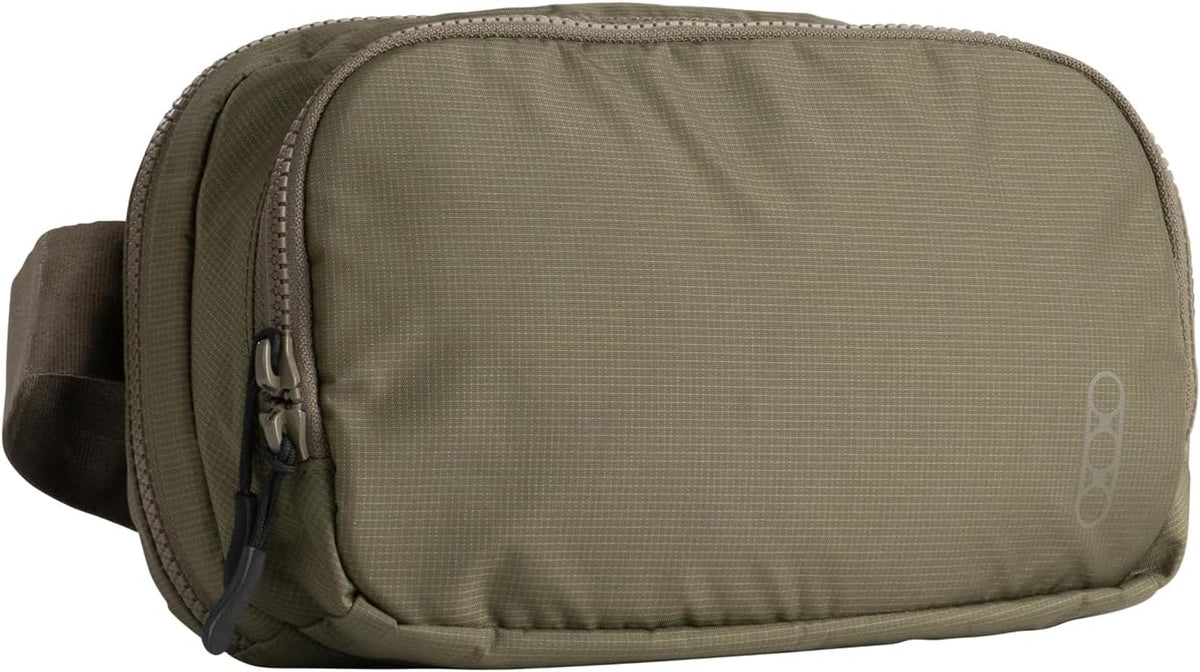 Fade Flex - Concealed Carry Waist Bag - Tactical Men's Fanny Pack with Adjustable Waist Belt - 10” W x 6”H x 3” D - Steel