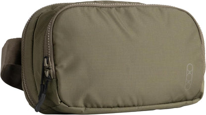 Fade Flex - Concealed Carry Waist Bag - Tactical Men's Fanny Pack with Adjustable Waist Belt - 10” W x 6”H x 3” D - Steel