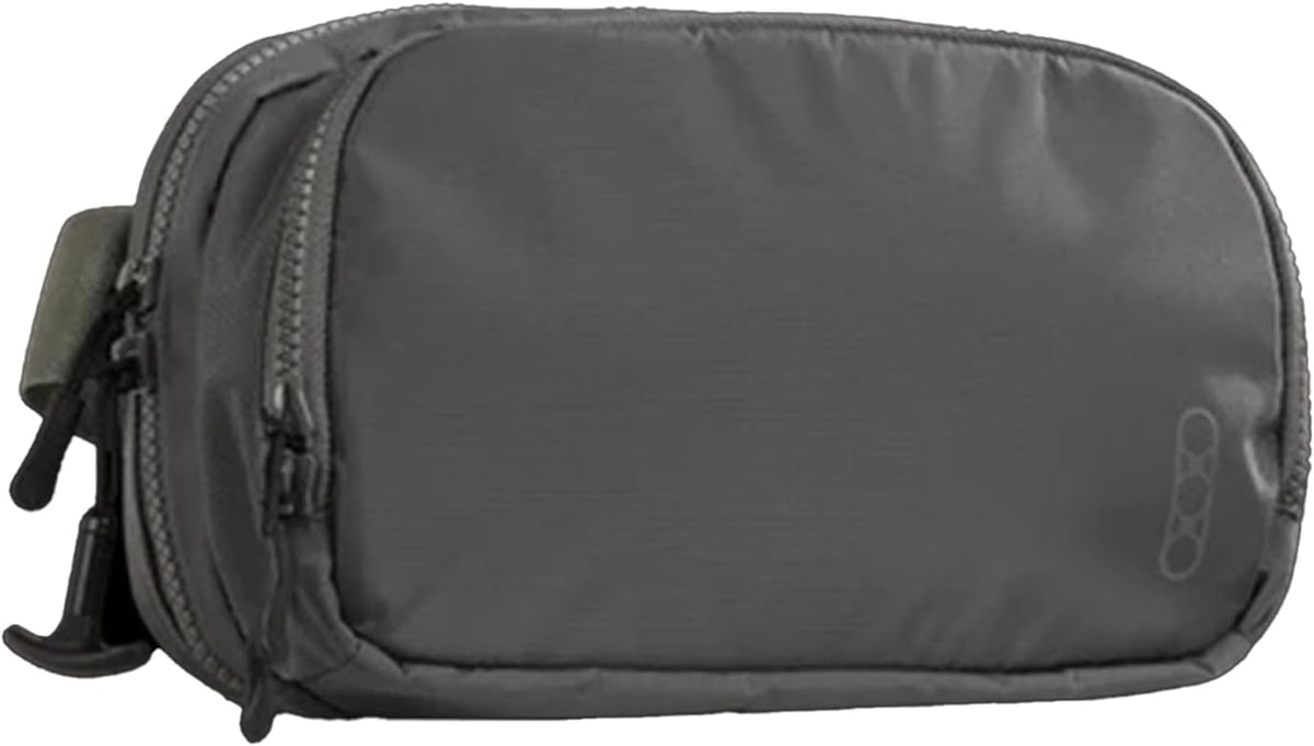 Fade Flex - Concealed Carry Waist Bag - Tactical Men's Fanny Pack with Adjustable Waist Belt - 10” W x 6”H x 3” D - Steel