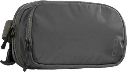 Fade Flex - Concealed Carry Waist Bag - Tactical Men's Fanny Pack with Adjustable Waist Belt - 10” W x 6”H x 3” D - Steel