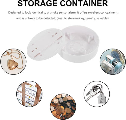Secret Compartment Shaped Hidden Storage Organizer for Cash Jewelry Valuables Portable 3.58X3.58X0.98In
