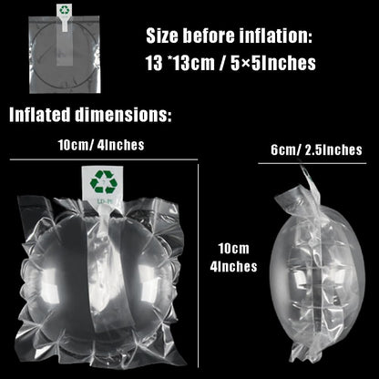 Portable Bra Underwear Inflatable Bag,Bra Support Bag for Preventing Deformation,Traveling Lingerie Protective Organizer Bag,50 Pieces