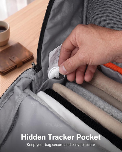 30L Travel Laptop Backpack TSA Carry-On for Business Trips Commute | 100% RPET Recycled Fabric | EVA-cushioned Laptop Protection | TSA 180° Lay-flat Opening | Reinforced Stability Base Panel
