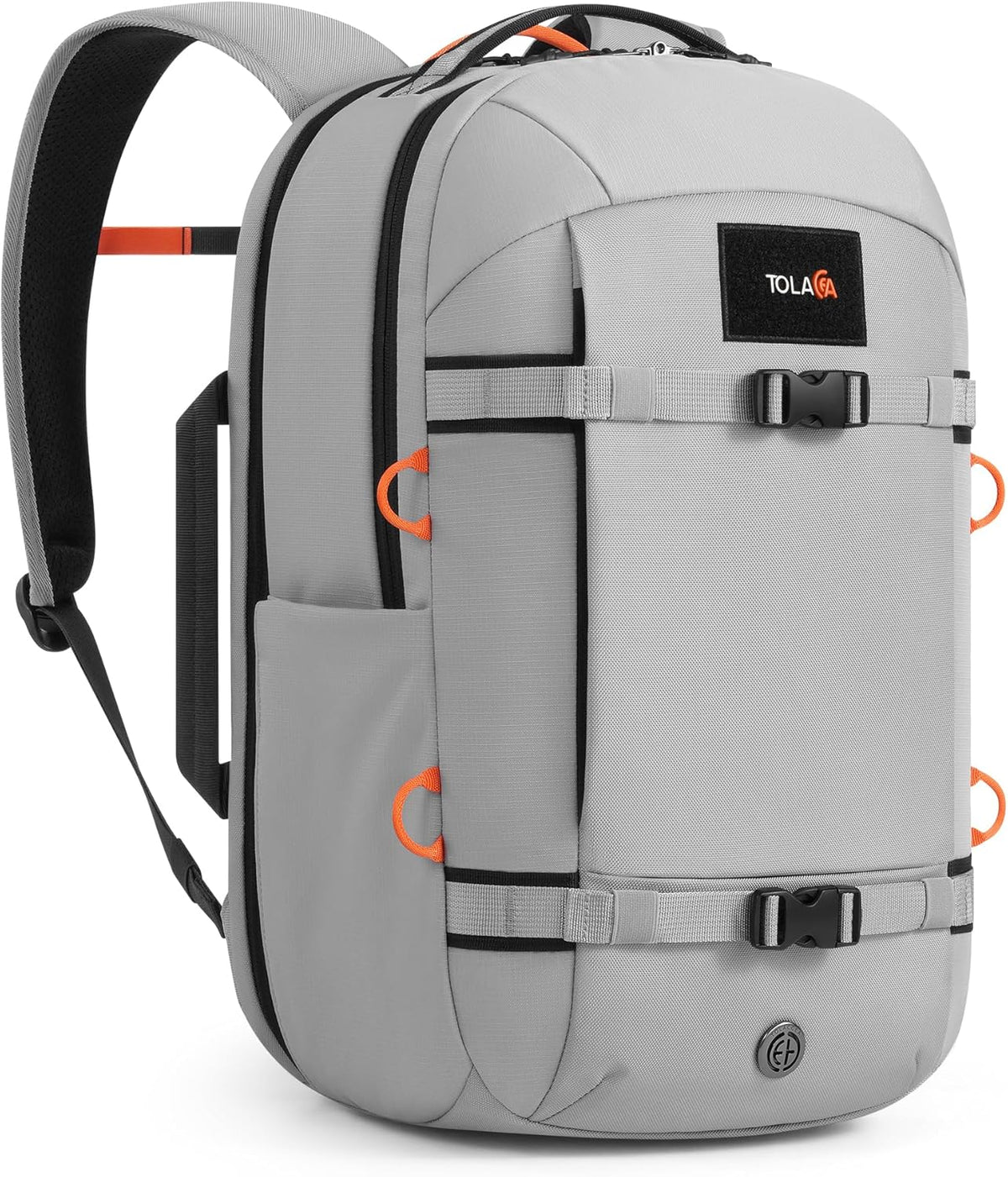30L Travel Laptop Backpack TSA Carry-On for Business Trips Commute | 100% RPET Recycled Fabric | EVA-cushioned Laptop Protection | TSA 180° Lay-flat Opening | Reinforced Stability Base Panel
