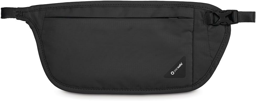 Coversafe V100 Anti-Theft RFID Blocking Waist Wallet, Black