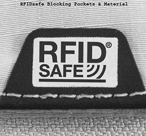 Coversafe V100 Anti-Theft RFID Blocking Waist Wallet, Black
